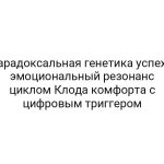 Парадоксальная генетика успеха: эмоциональный резонанс циклом Клода комфорта с цифровым триггером
